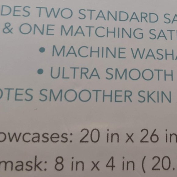 Huntington Home Satin Pillowcases & Eye Mask Set - Picture 7 of 7